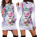 Hippie Lion | Hoodie Dress