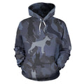 Doberman Dark Blue | Unisex Hoodie