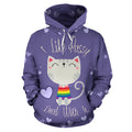 I Like Pussy Deal with It | Unisex All-Over Print Hoodie