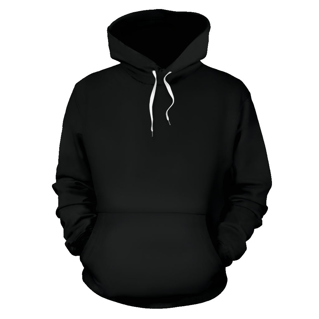 Back Print Black Bandana | Unisex Pullover Hoodie