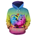 I Love You You're Purrfect for Cat Lovers | Unisex All-Over Print Hoodie