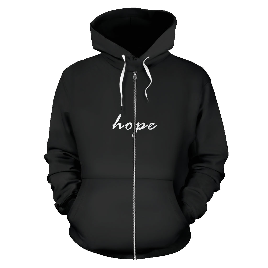 Hope | Unisex Zip-Up Hoodie