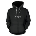 Hope | Unisex Zip-Up Hoodie