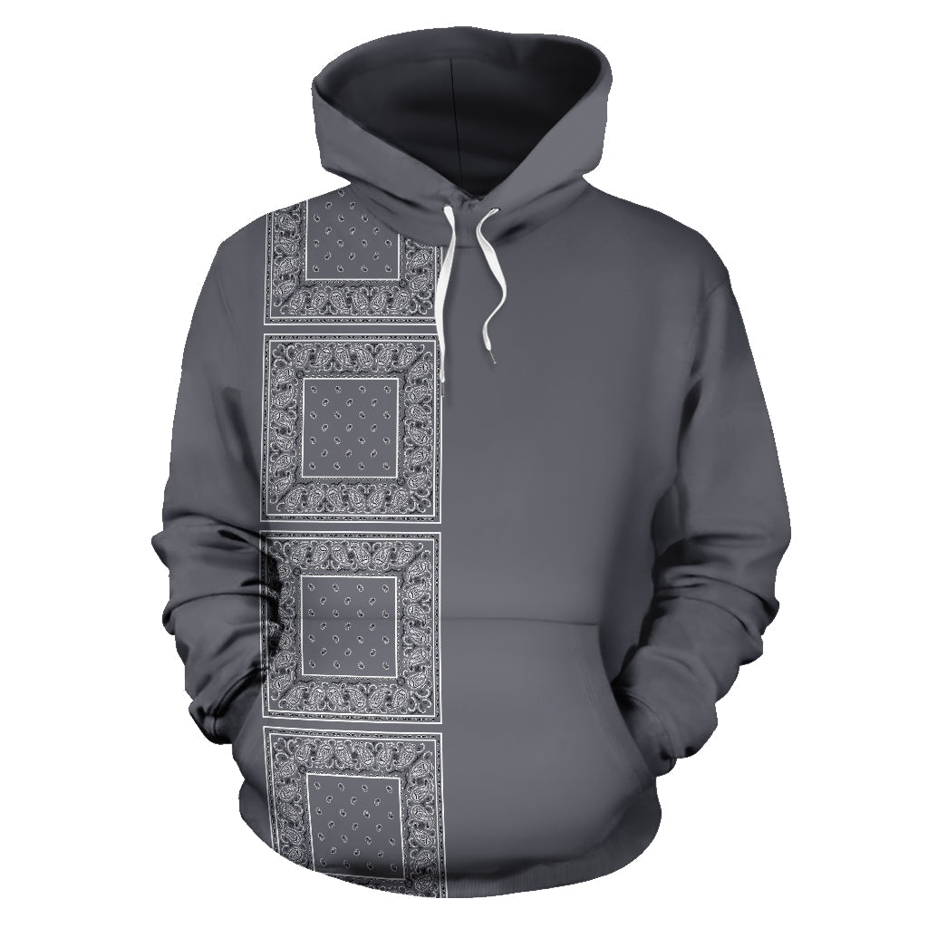 Gray Bandana Line Up | Unisex Pullover Hoodie