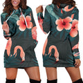 Flamingos | Hoodie Dress