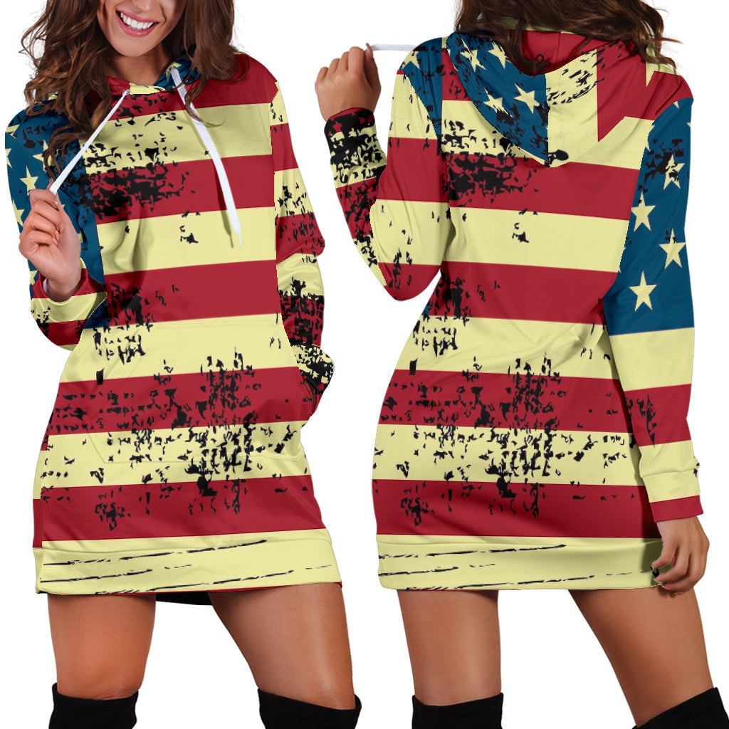 American Flag – Edition 01 | Hoodie Dress