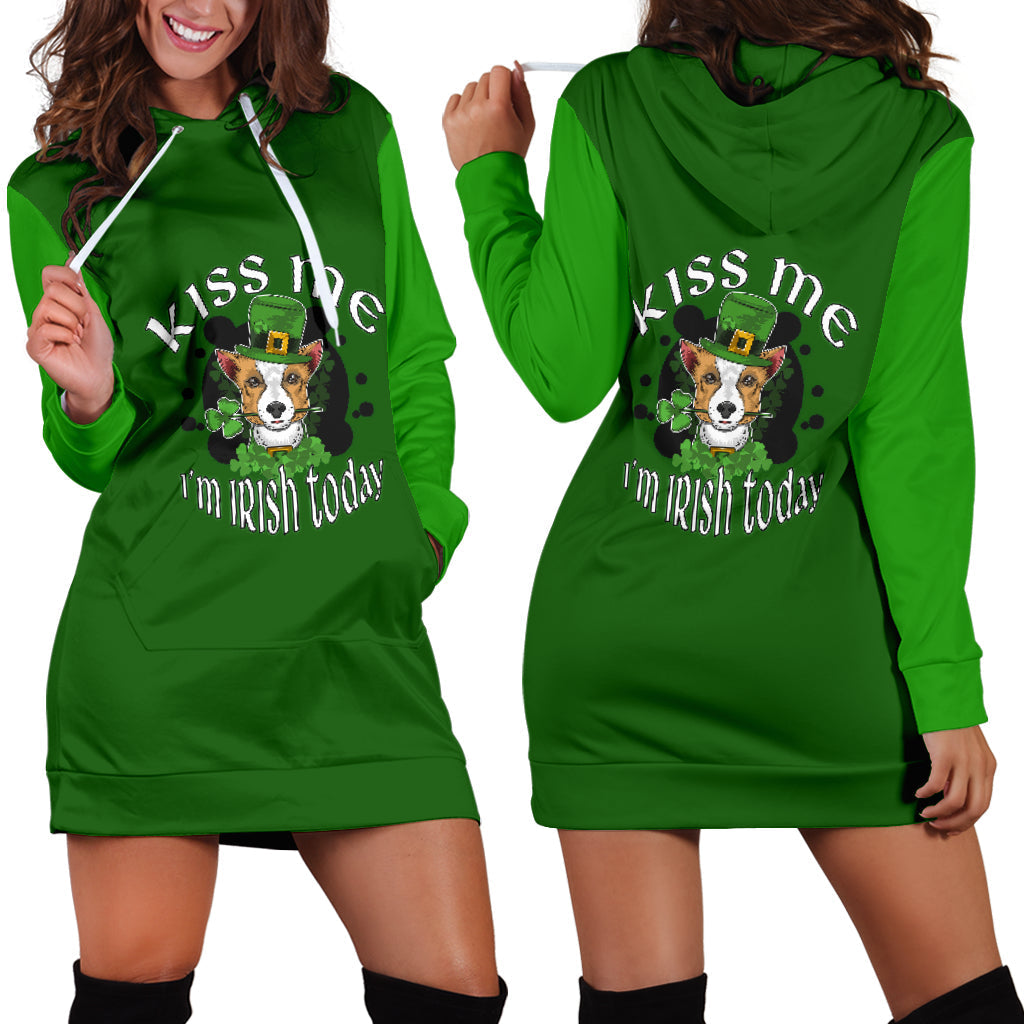 Kiss Me I'm Irish Today | Hoodie Dress