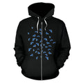 Butterfly Lovers | Unisex Zip-Up Hoodie