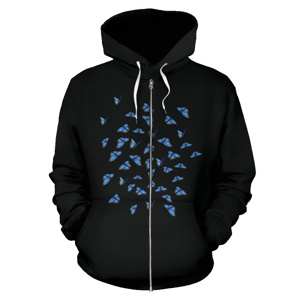 Butterfly Lovers | Unisex Zip-Up Hoodie