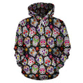 Multi-Colored Skull S | Unisex Hoodie