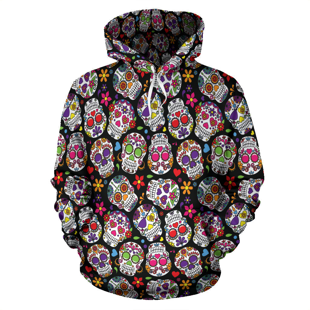 Multi-Colored Skull S | Unisex Hoodie