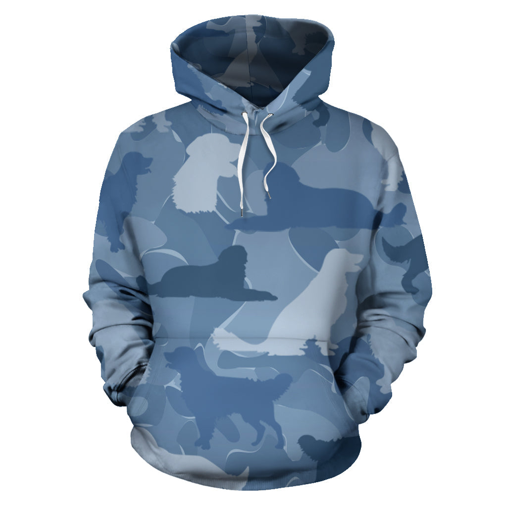 Golden Retriever Light Blue | Unisex Hoodie