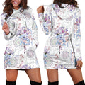 Floral Mandala | Hoodie Dress