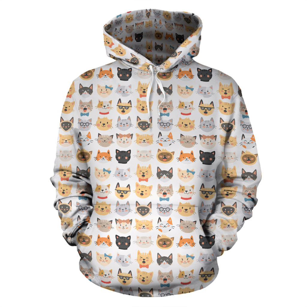 Cat Faces II S | Unisex Hoodie