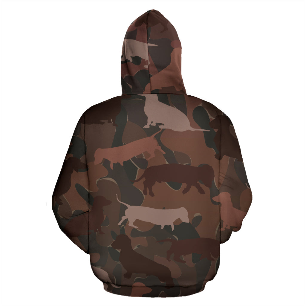 Dachshund Maroon | Unisex Hoodie