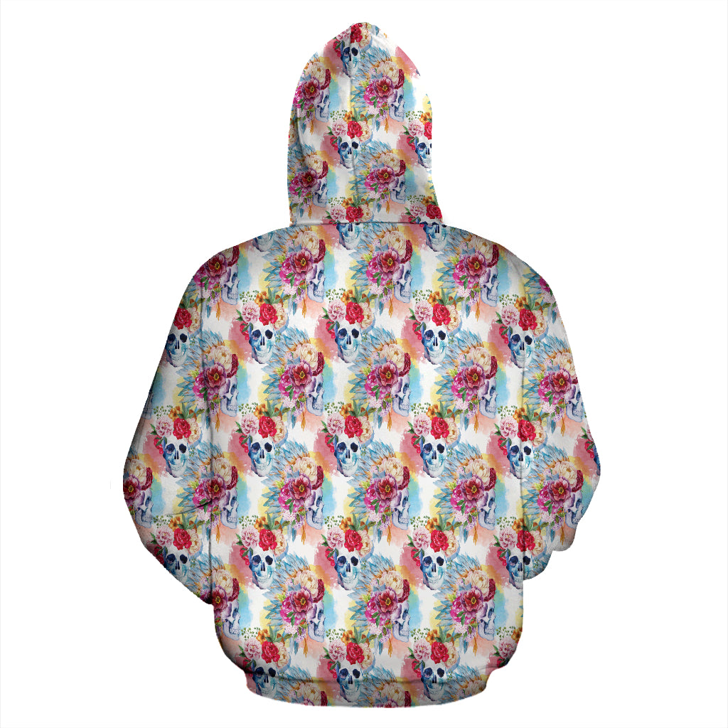 Floral Skull S | Unisex Hoodie