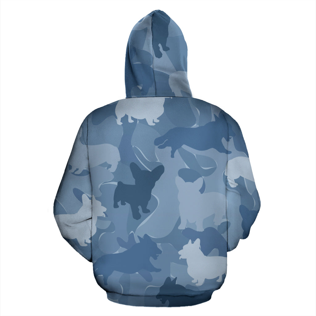 Corgi Light Blue | Unisex Hoodie