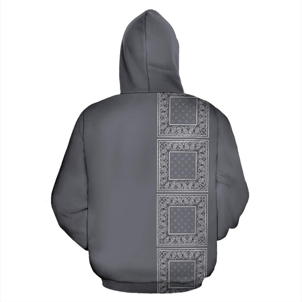 Gray Bandana Line Up | Unisex Pullover Hoodie