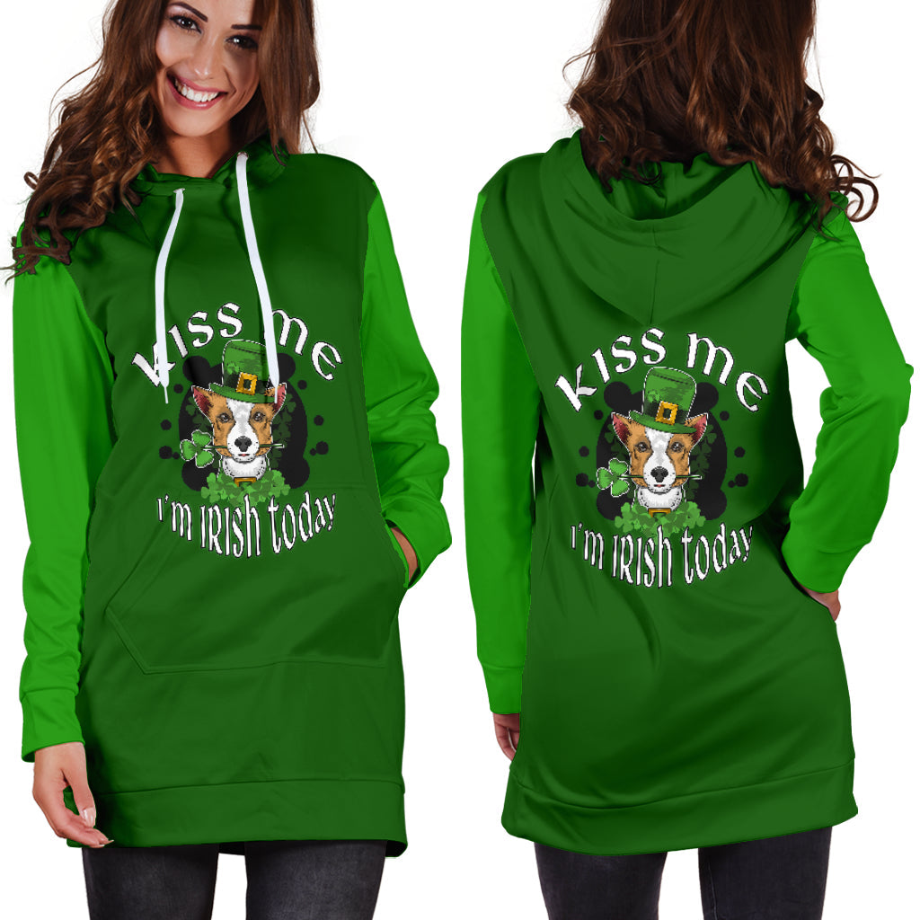 Kiss Me I'm Irish Today | Hoodie Dress