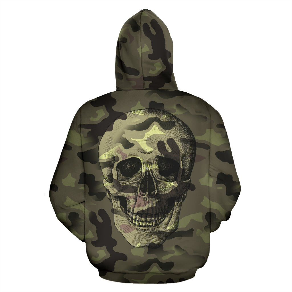 Camo Skull & Camouflage – Edition 02 | Unisex All-Over Print Hoodie