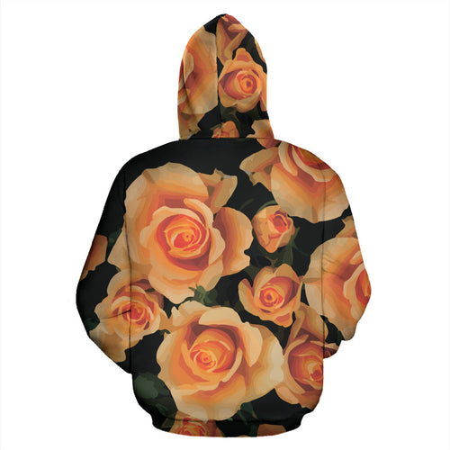 Black/Orange Floral - Top Content | POD Collection | Free Shipping