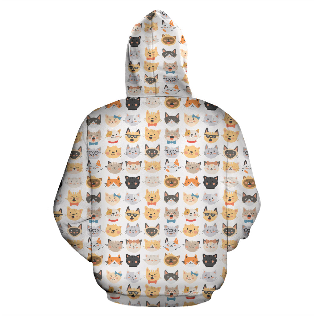 Cat Faces II S | Unisex Hoodie