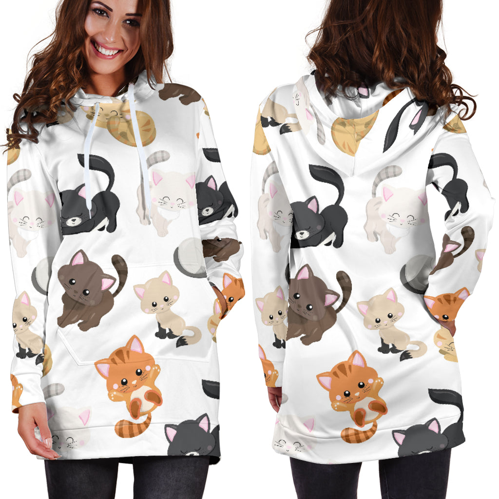 Kitty Kat | Hoodie Dress