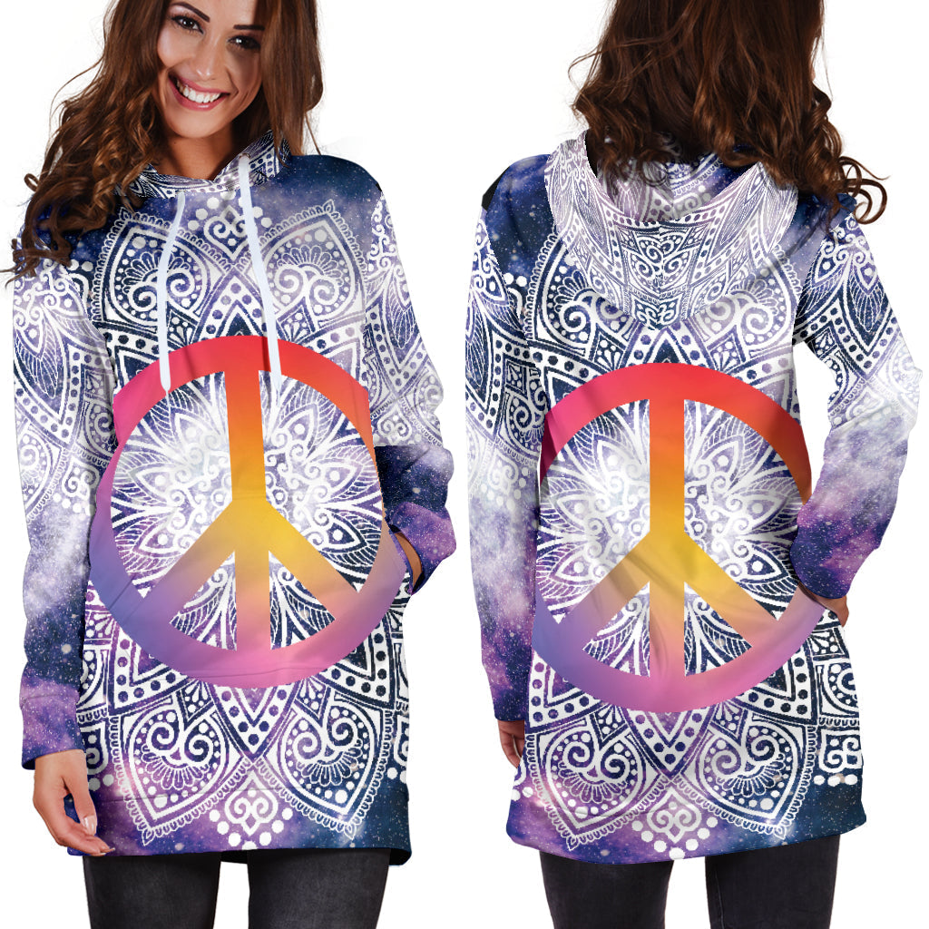 Mandala Peace | Hoodie Dress