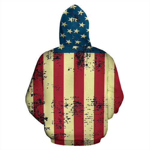 American Flag – Edition 02 | Unisex Zip-Up Hoodie
