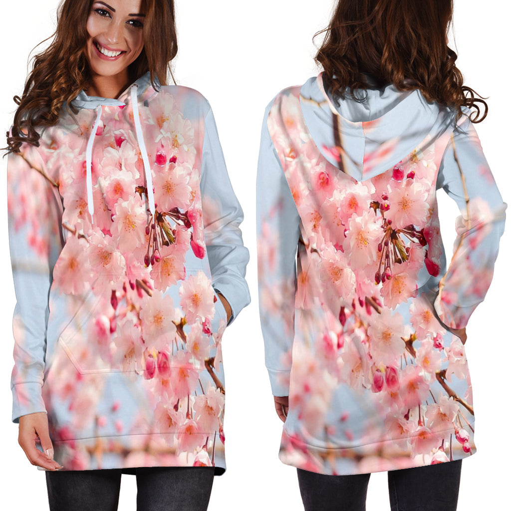 Cherry Blossoms | Unisex Hoodie Dress