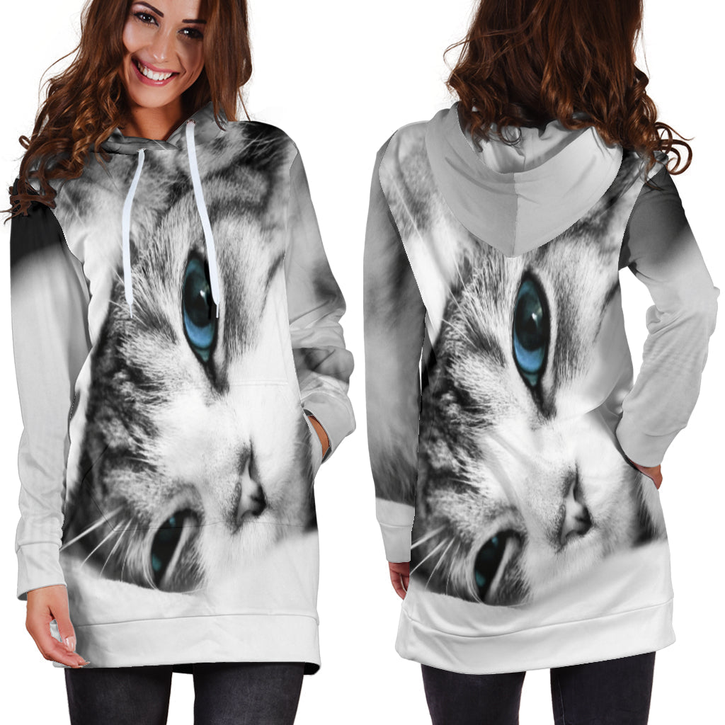Kitten | Unisex Hoodie Dress