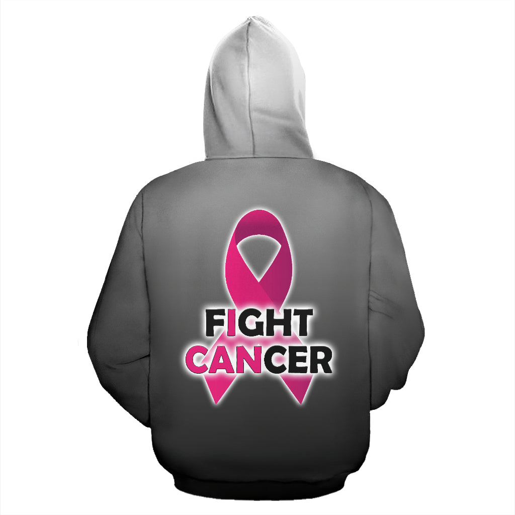 Fight Cancer All-Over | Unisex All-Over Print Hoodie