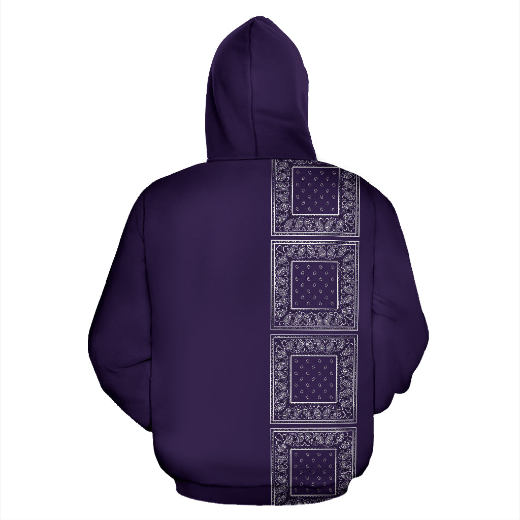 Lineup Royal Purple Bandana | Unisex Pullover Hoodie