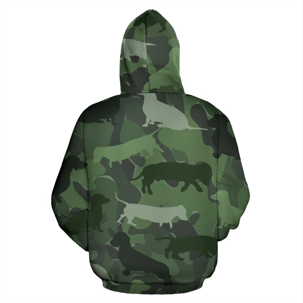 Dachshund Light Green | Unisex Hoodie