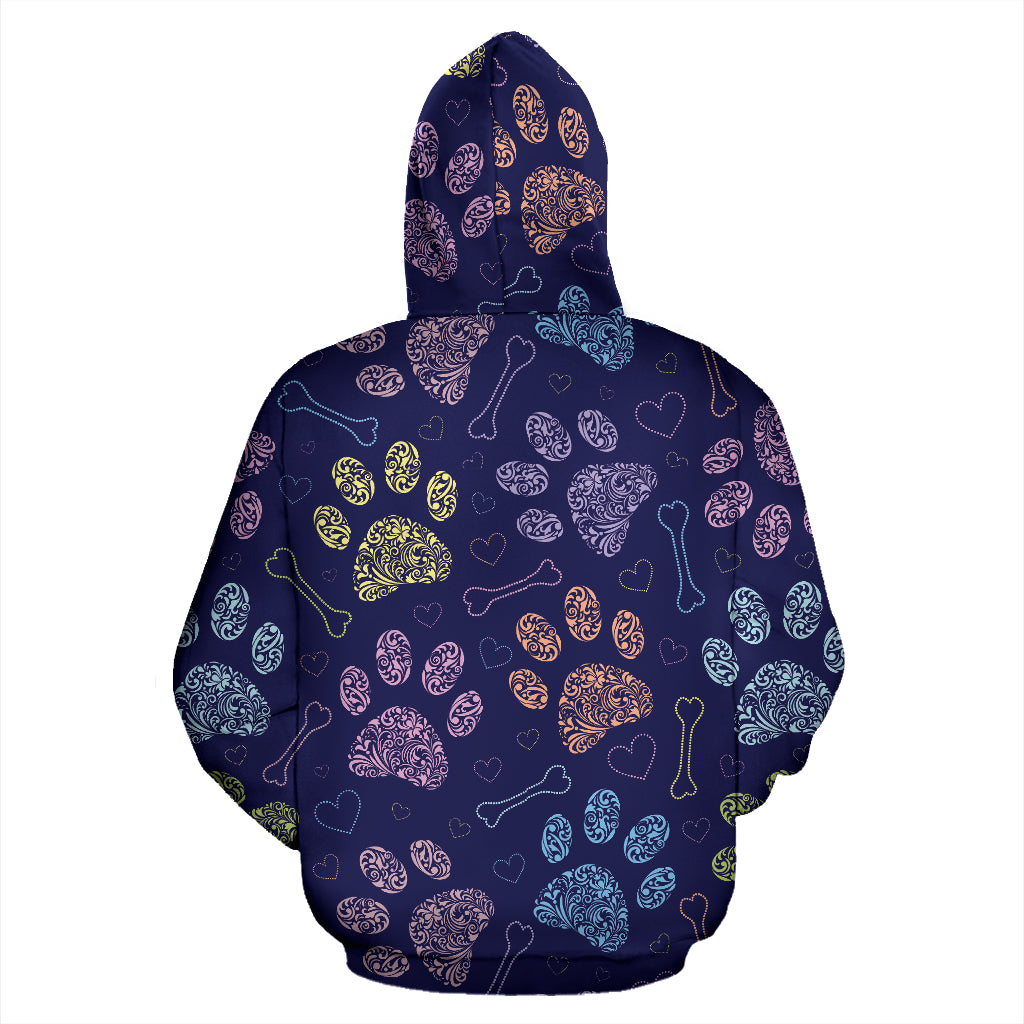 Paw Prints – Edition 03 | Unisex All-Over Print Hoodie