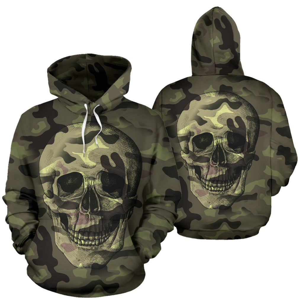 Camo Skull & Camouflage – Edition 02 | Unisex All-Over Print Hoodie