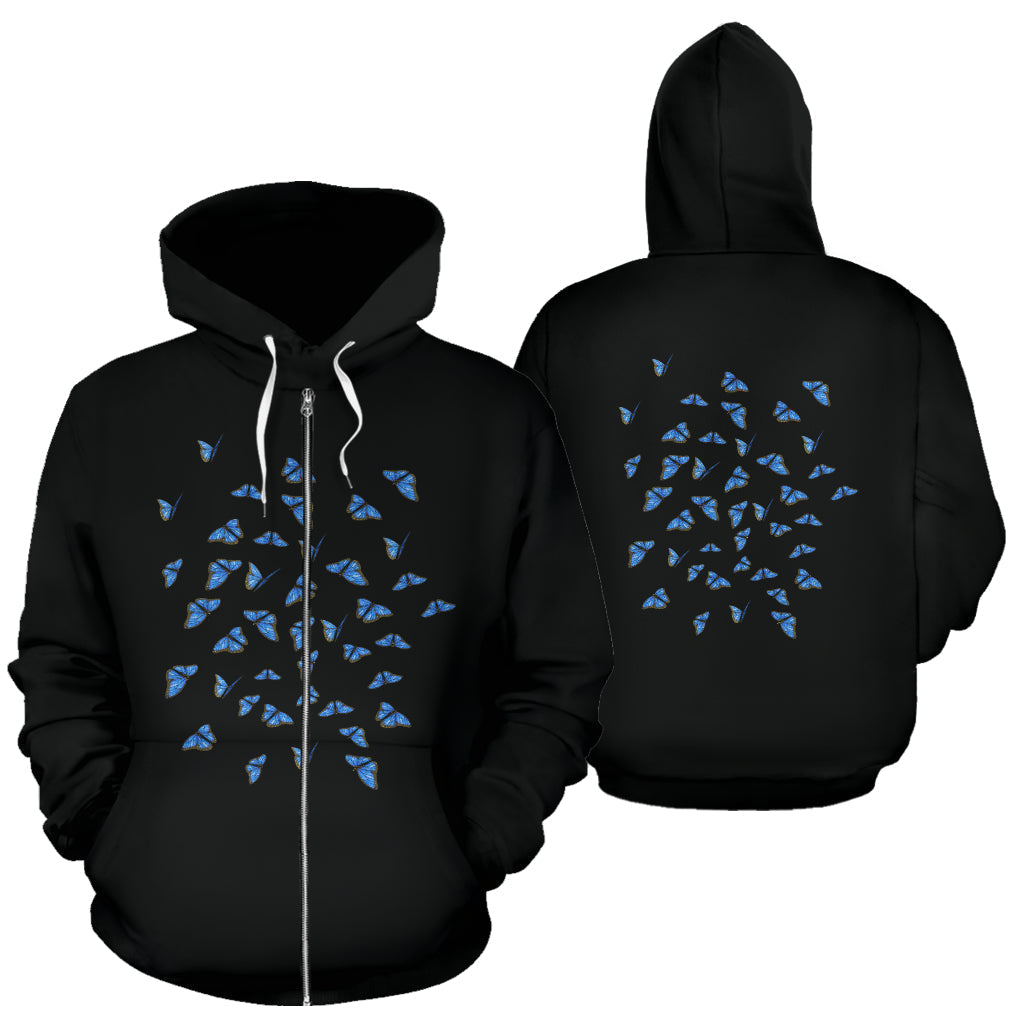 Butterfly Lovers | Unisex Zip-Up Hoodie