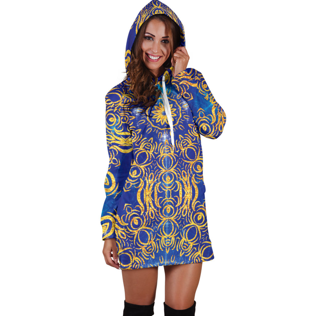 Gold Bohemian | Unisex Hoodie Dress