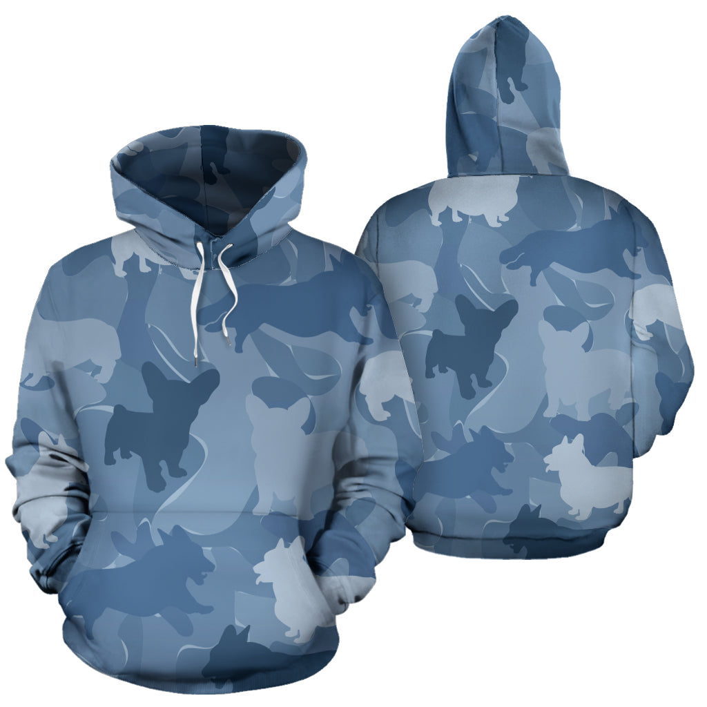 Corgi Light Blue | Unisex Hoodie
