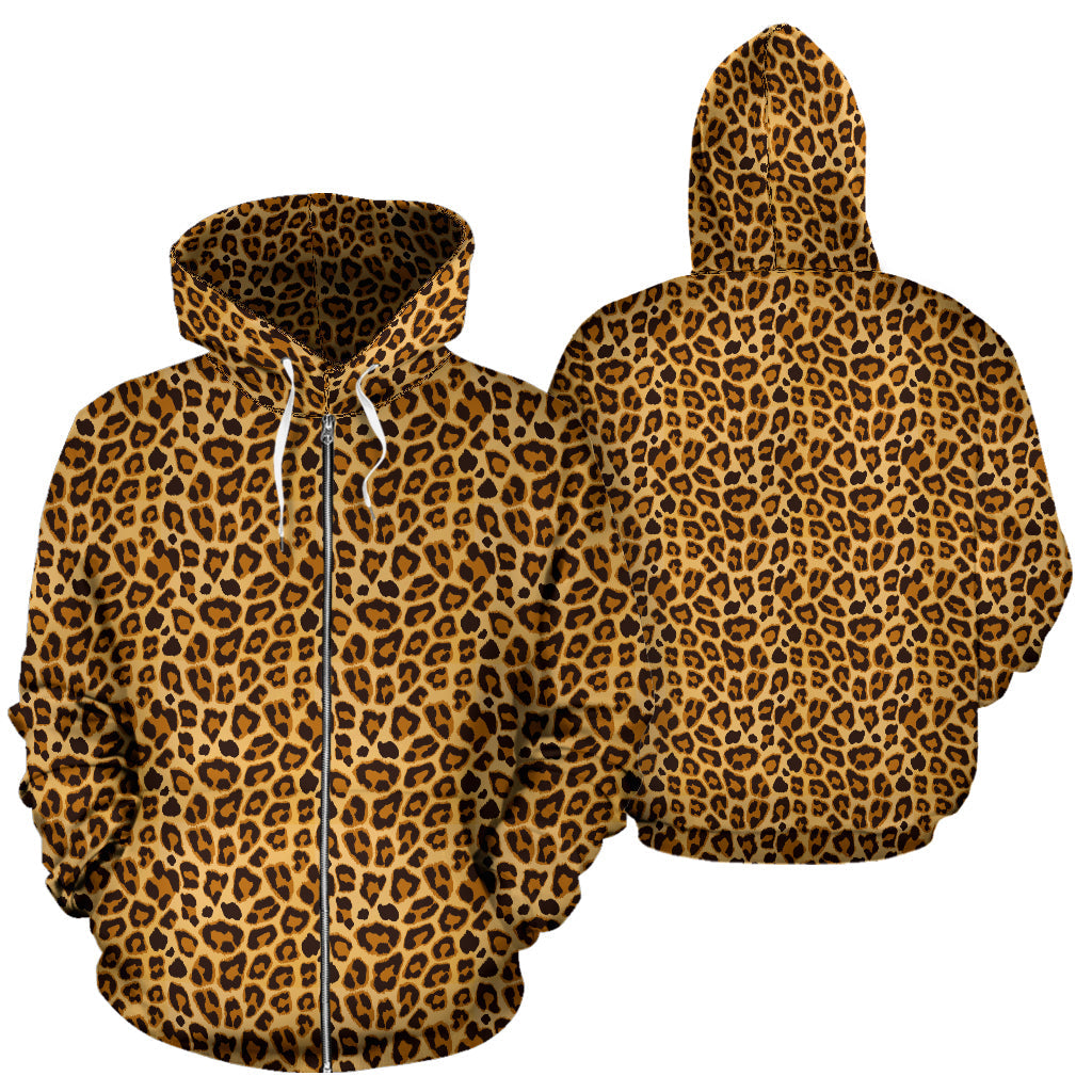 Leopard | Unisex Zip-Up Hoodie