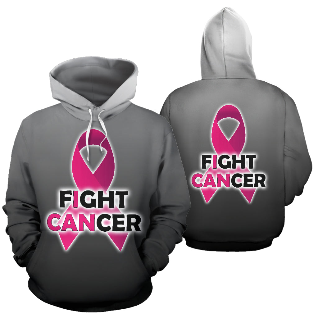 Fight Cancer All-Over | Unisex All-Over Print Hoodie