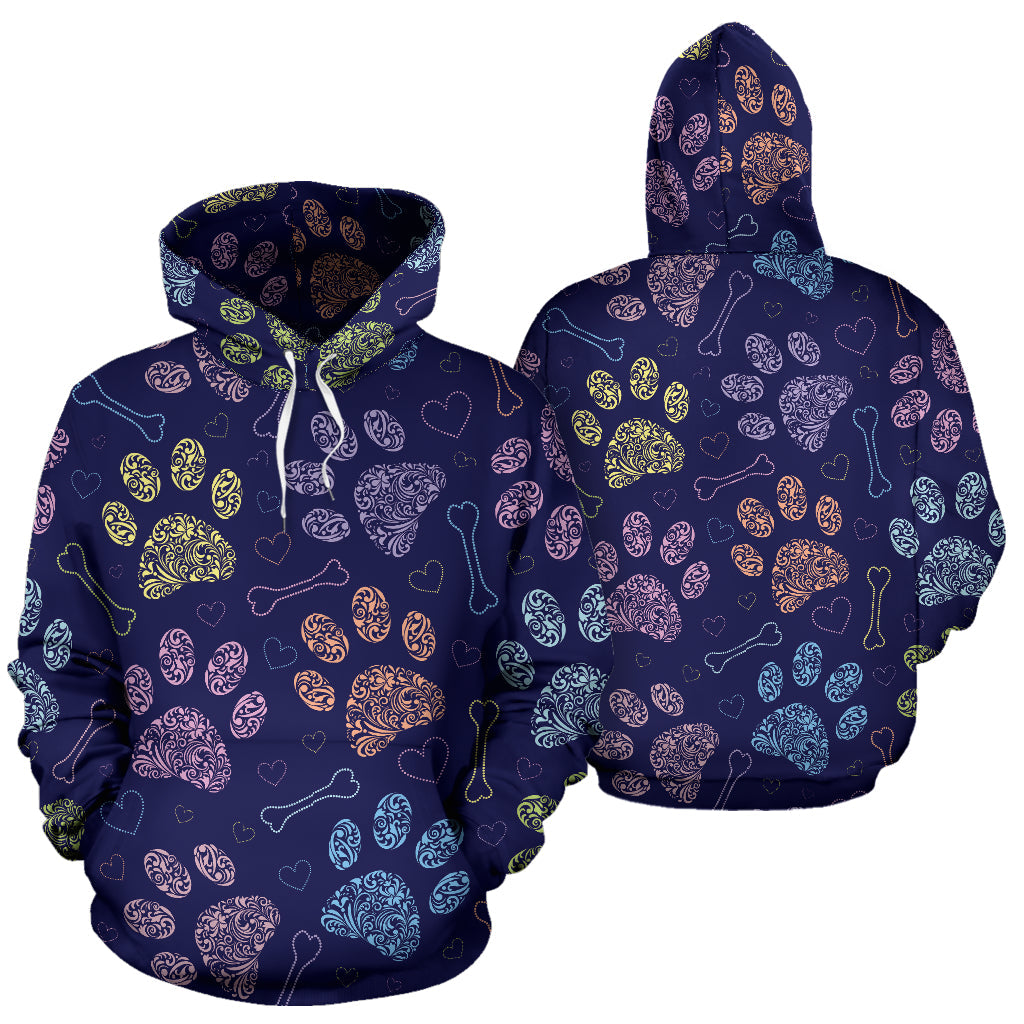 Paw Prints – Edition 03 | Unisex All-Over Print Hoodie