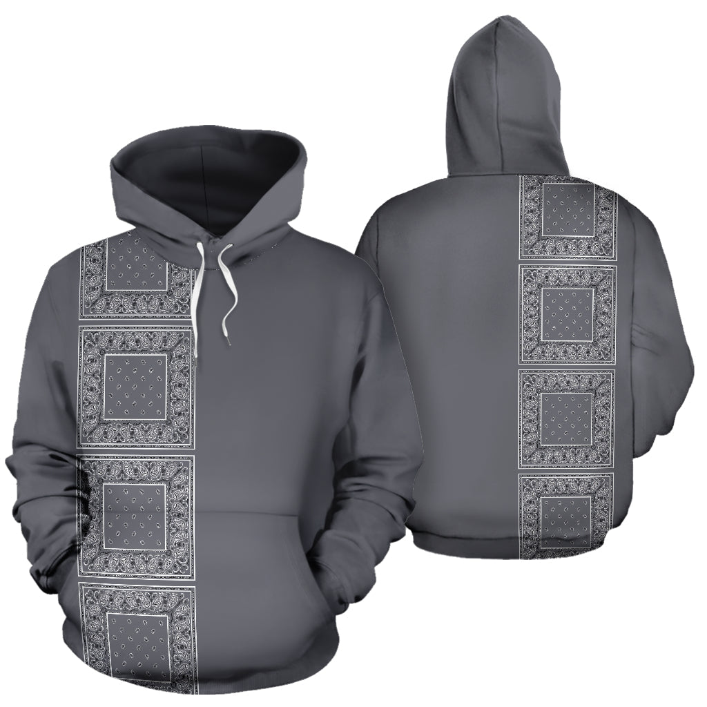 Gray Bandana Line Up | Unisex Pullover Hoodie