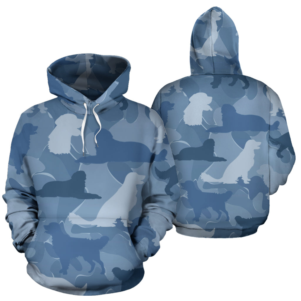 Golden Retriever Light Blue | Unisex Hoodie