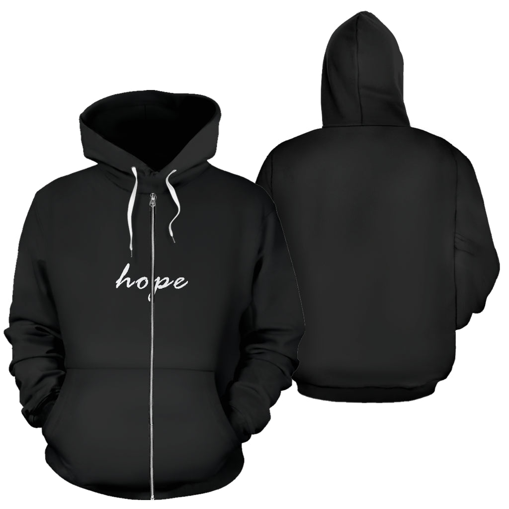 Hope | Unisex Zip-Up Hoodie