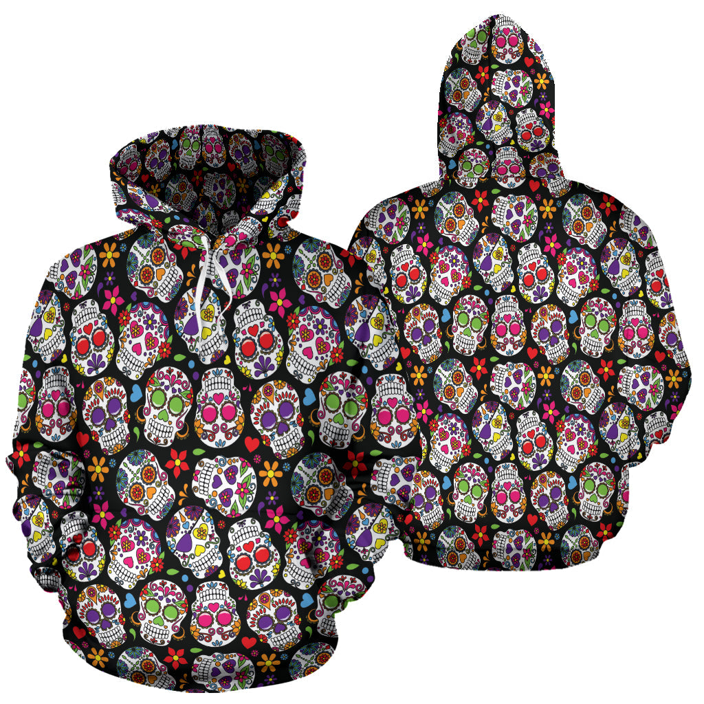 Multi-Colored Skull S | Unisex Hoodie