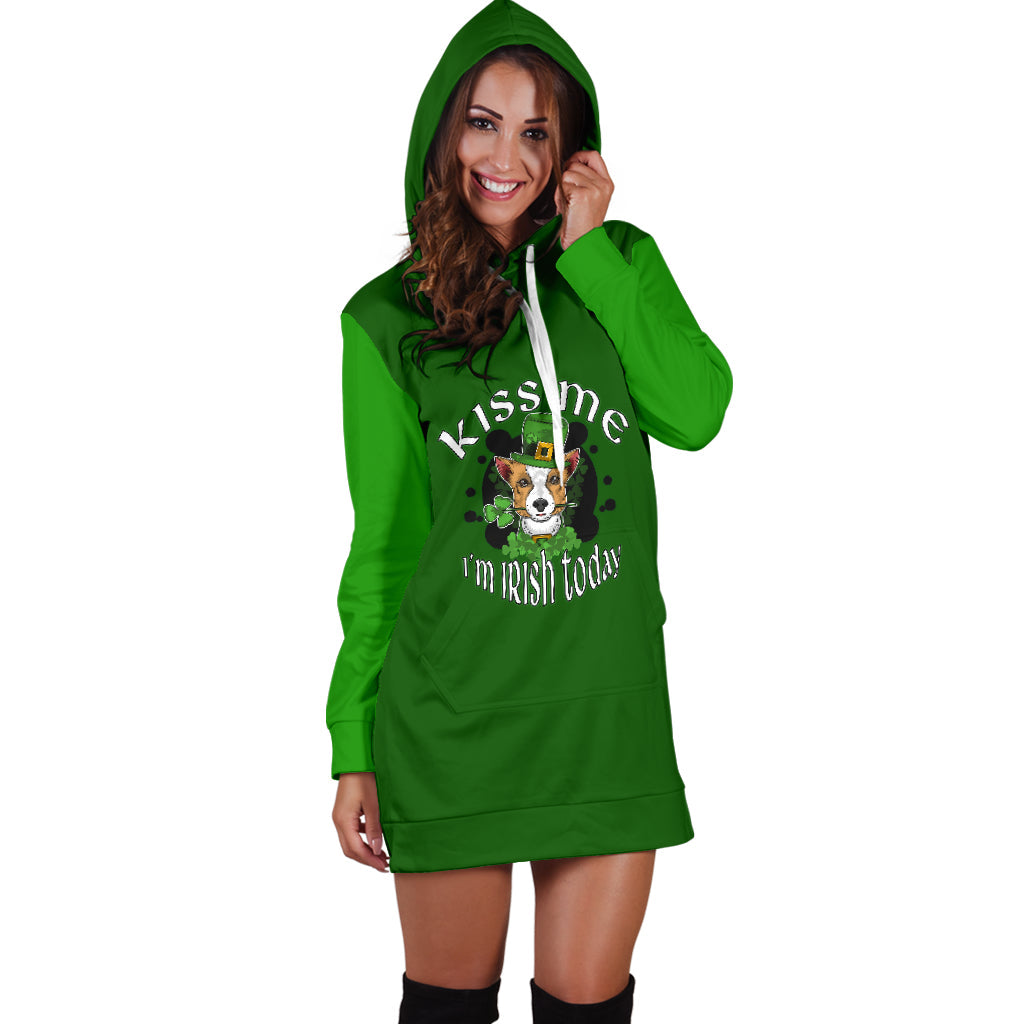 Kiss Me I'm Irish Today | Hoodie Dress