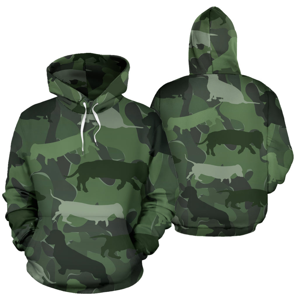 Dachshund Light Green | Unisex Hoodie