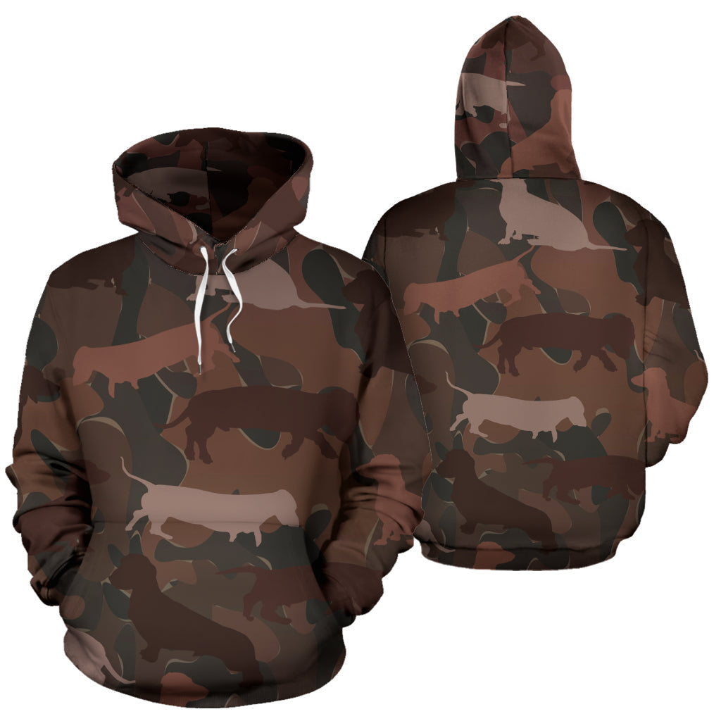 Dachshund Maroon | Unisex Hoodie