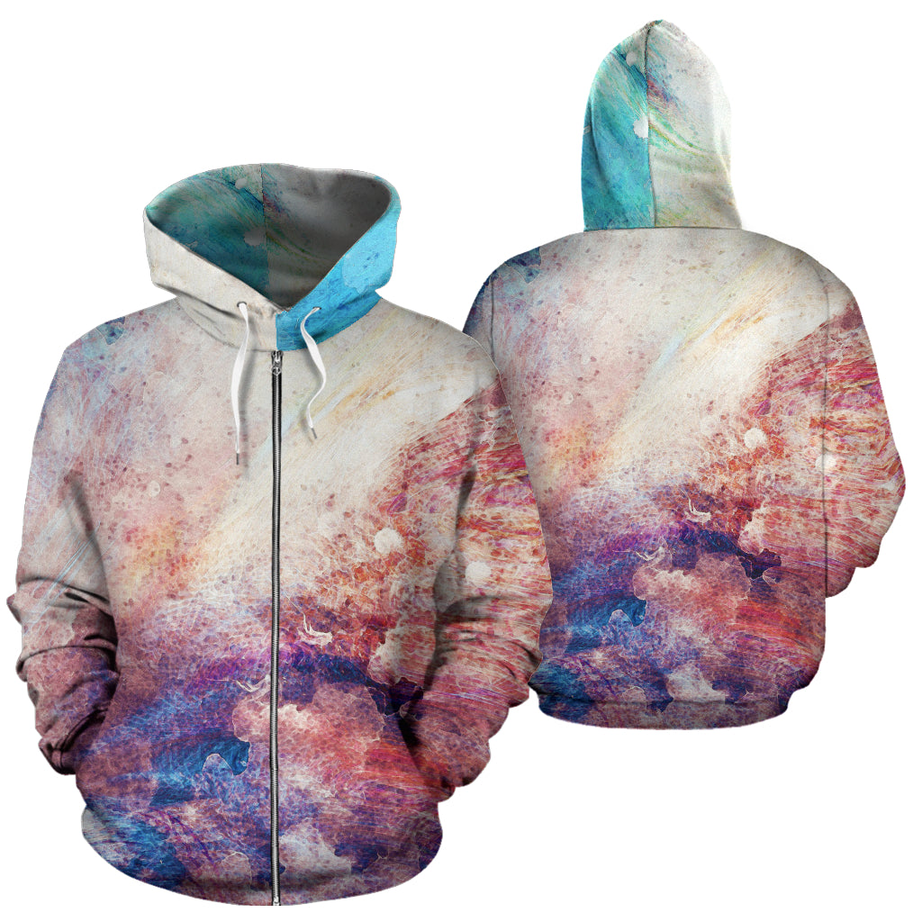 Burst | Unisex Zip-Up Hoodie